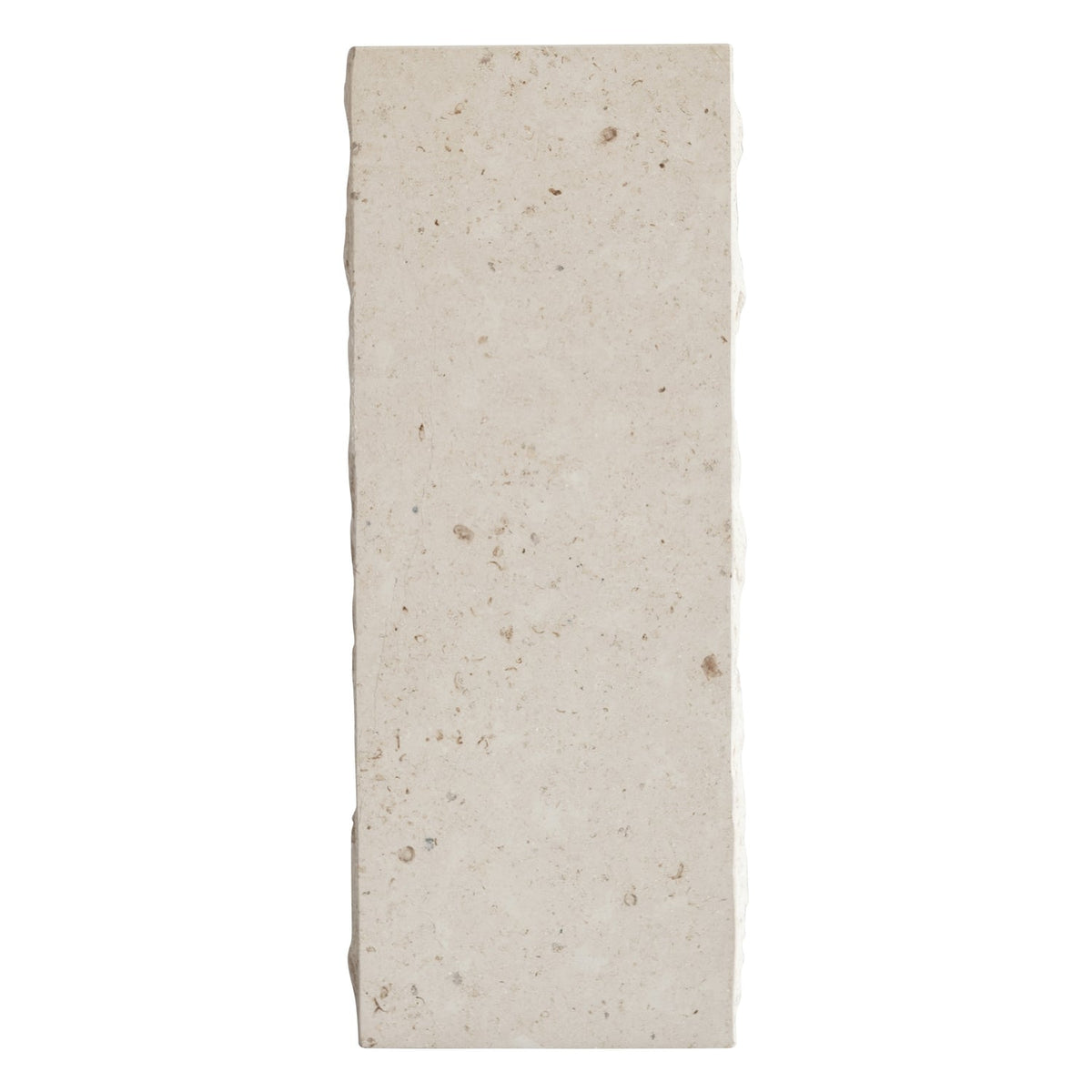 Piédestal en Béton Architectural avec Détail en Relief Sculpté pour Salon ou Bureau