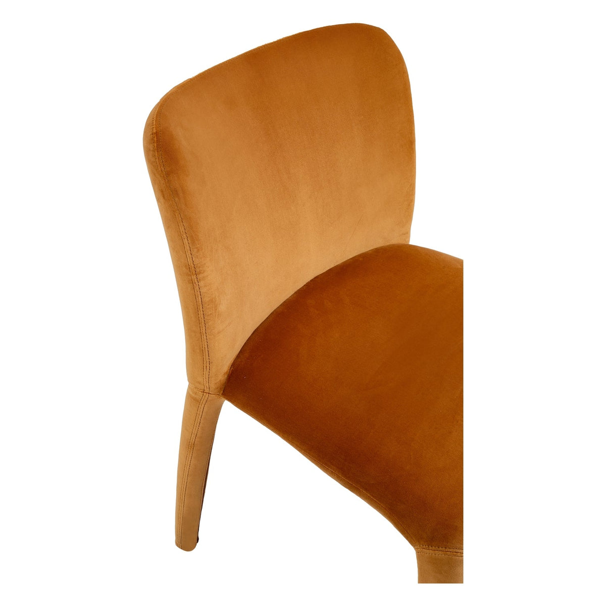 Chaise de salle à manger moderne en velours avec housse amovible et éclat doux pour salle à manger