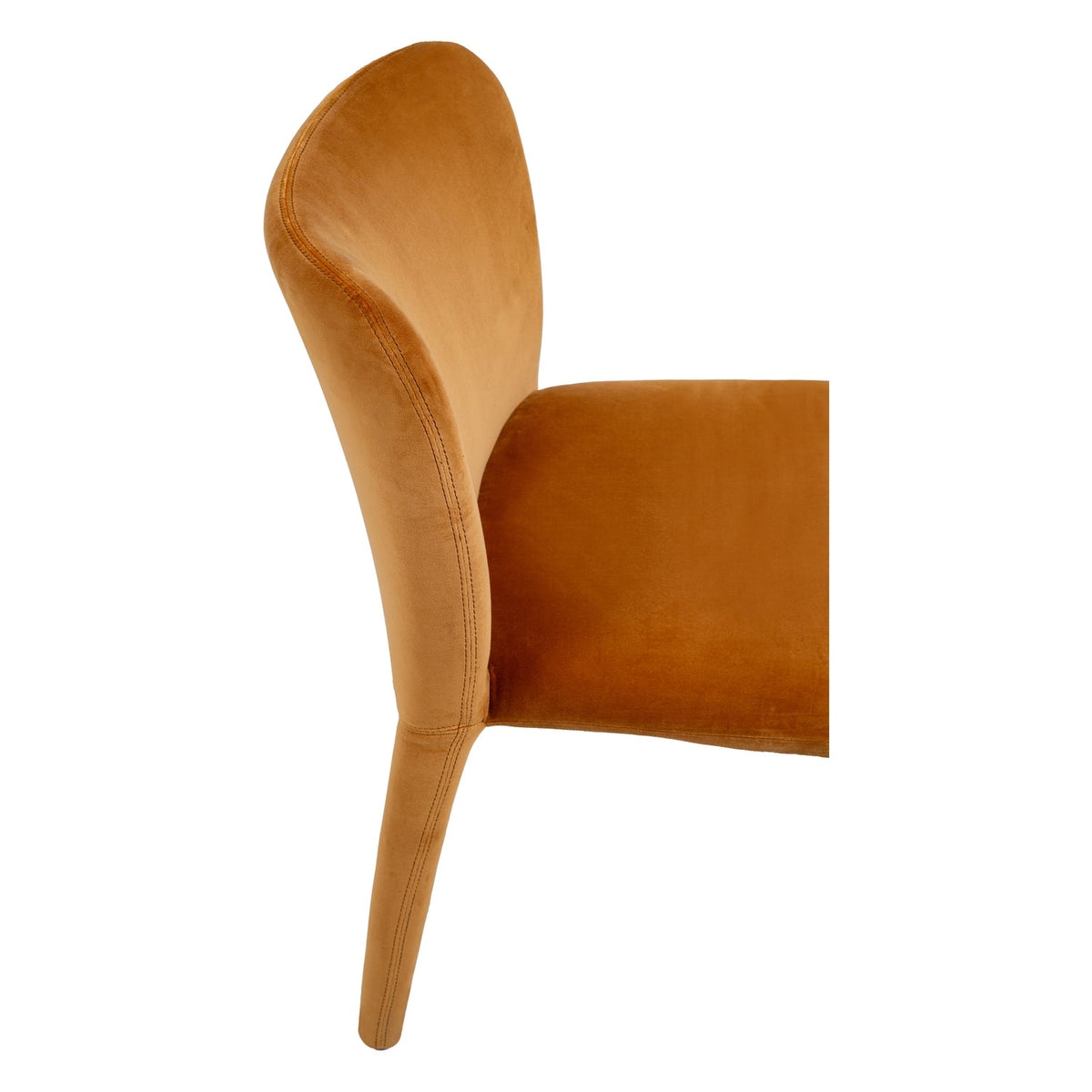 Chaise de salle à manger moderne en velours avec housse amovible et éclat doux pour salle à manger